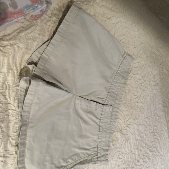 J.Crew Chino Shorts Women’s Small Beige Flat Front Pockets Classic Casual Short - Picture 1 of 3